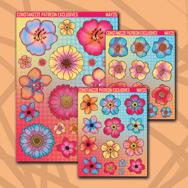 318 Florals Base Deco Sheet Bundle