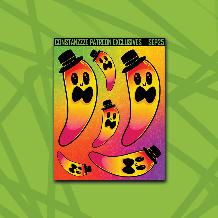 Bright Dapper Boos Warm Ghostie Deco Sheet