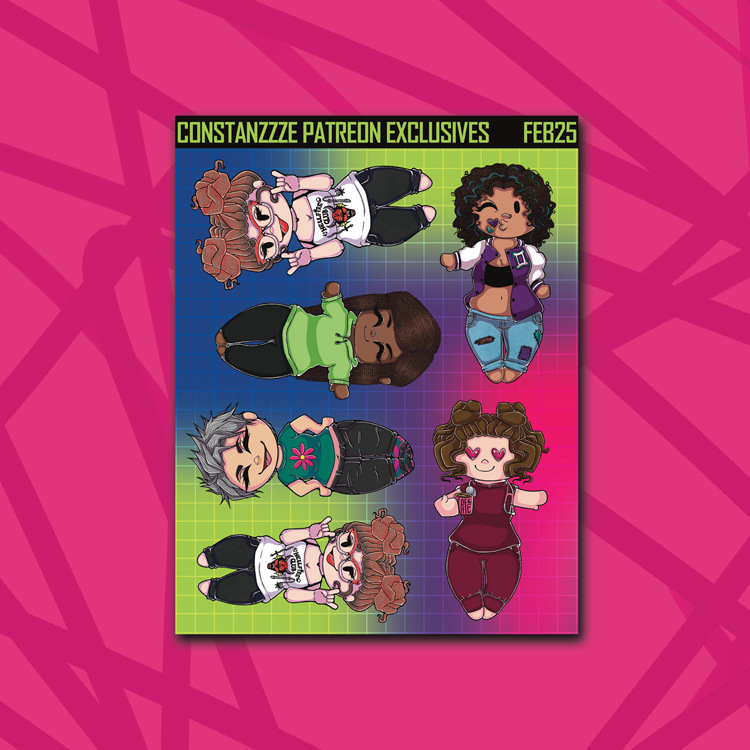 February Chibi Deco Sheet #4