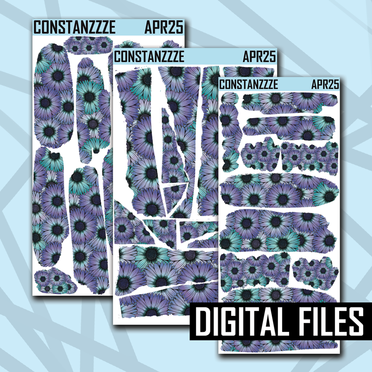 Digital Mystic Florals Layering Bundle