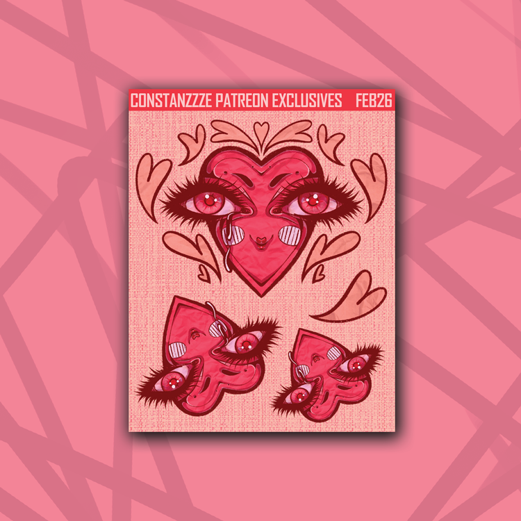 Eye Heart U Heart Deco Sheet