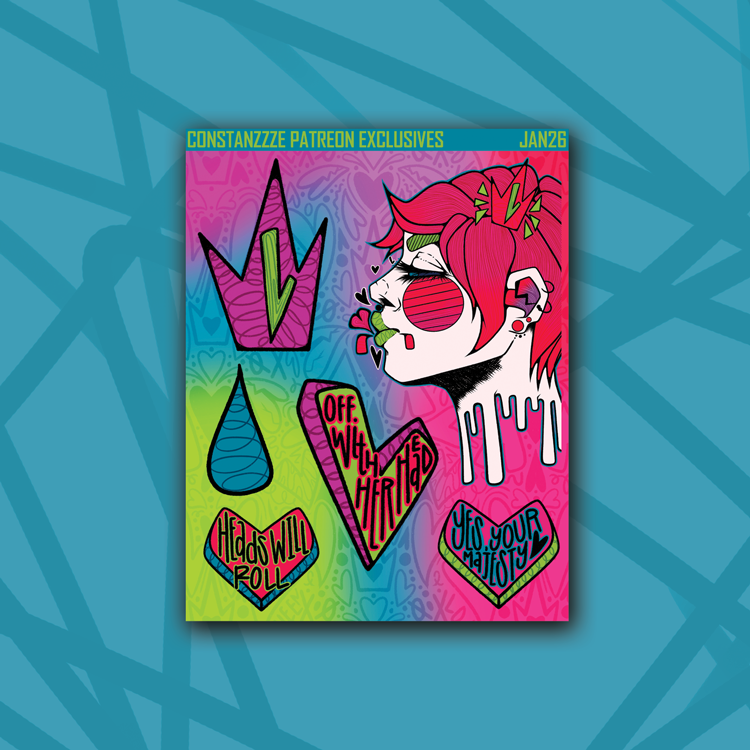 Queen of Hearts Mixed Deco Sheet
