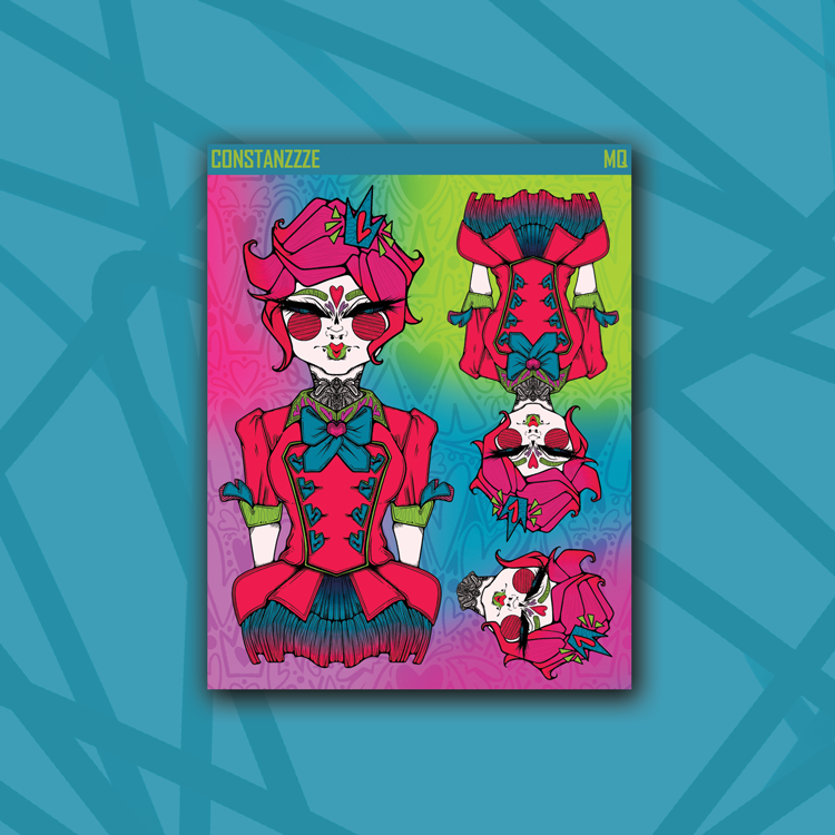 Queen of Hearts Full Body Deco Sheet