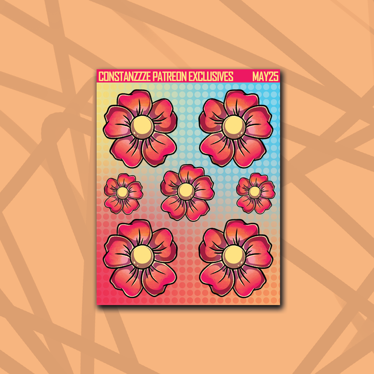 318 Wildflower Deco Sheet