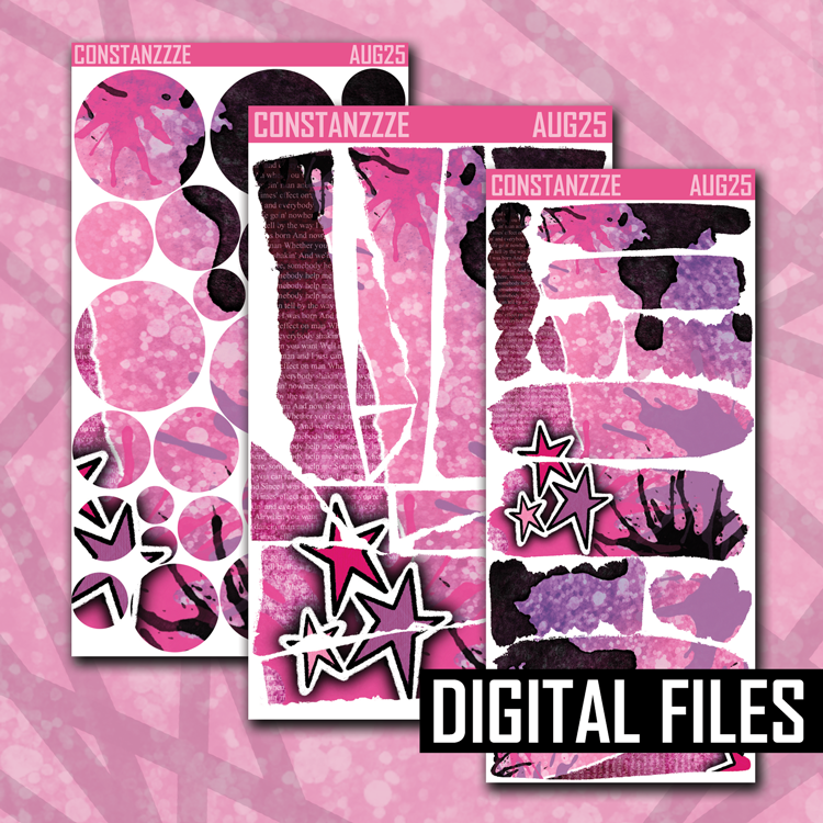 Digital Spooky Disco Pattern Layering Bundle