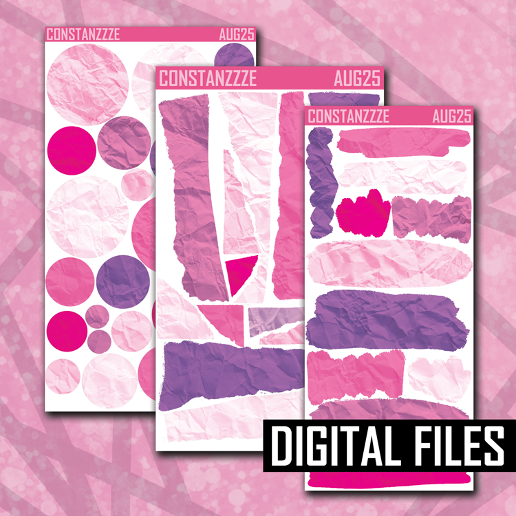 Digital Spooky Disco Bright Paper Layering Bundle