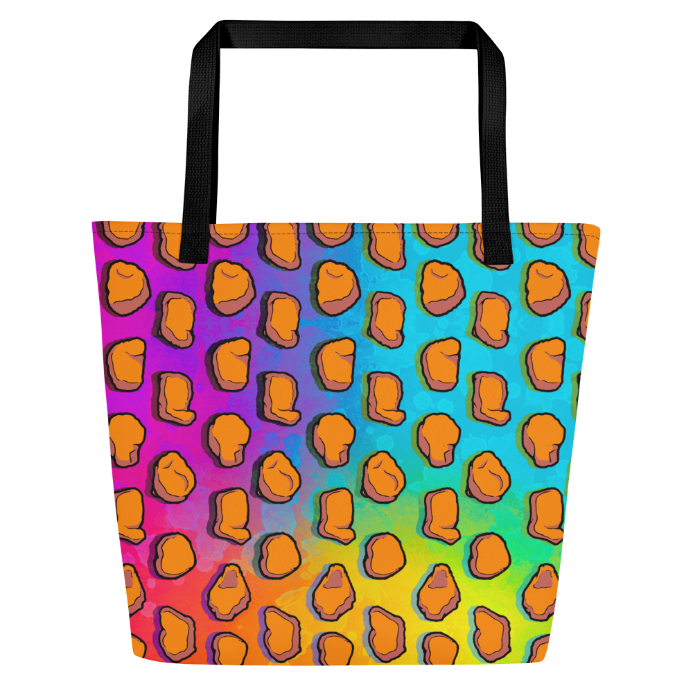 Chicken Nugget Large AF All-Over Print Tote Bag