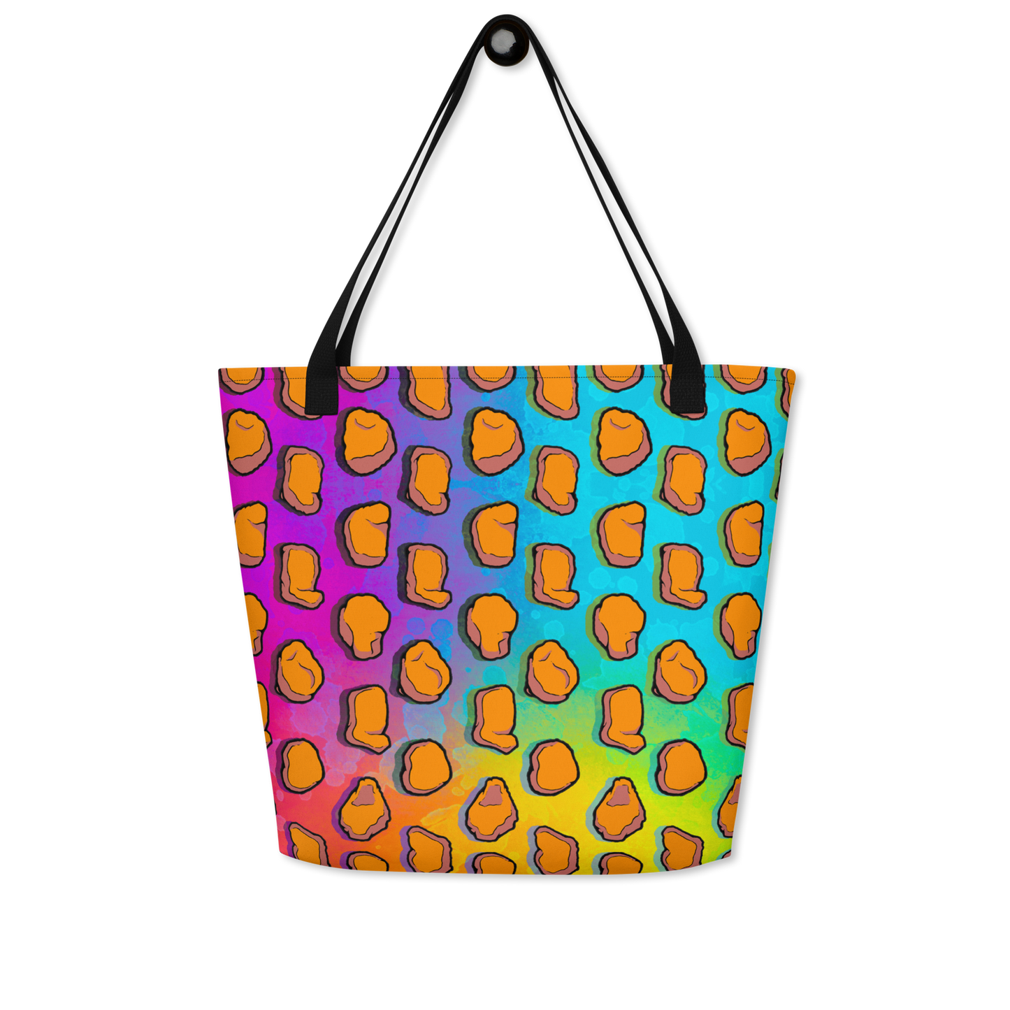 Chicken Nugget Large AF All-Over Print Tote Bag