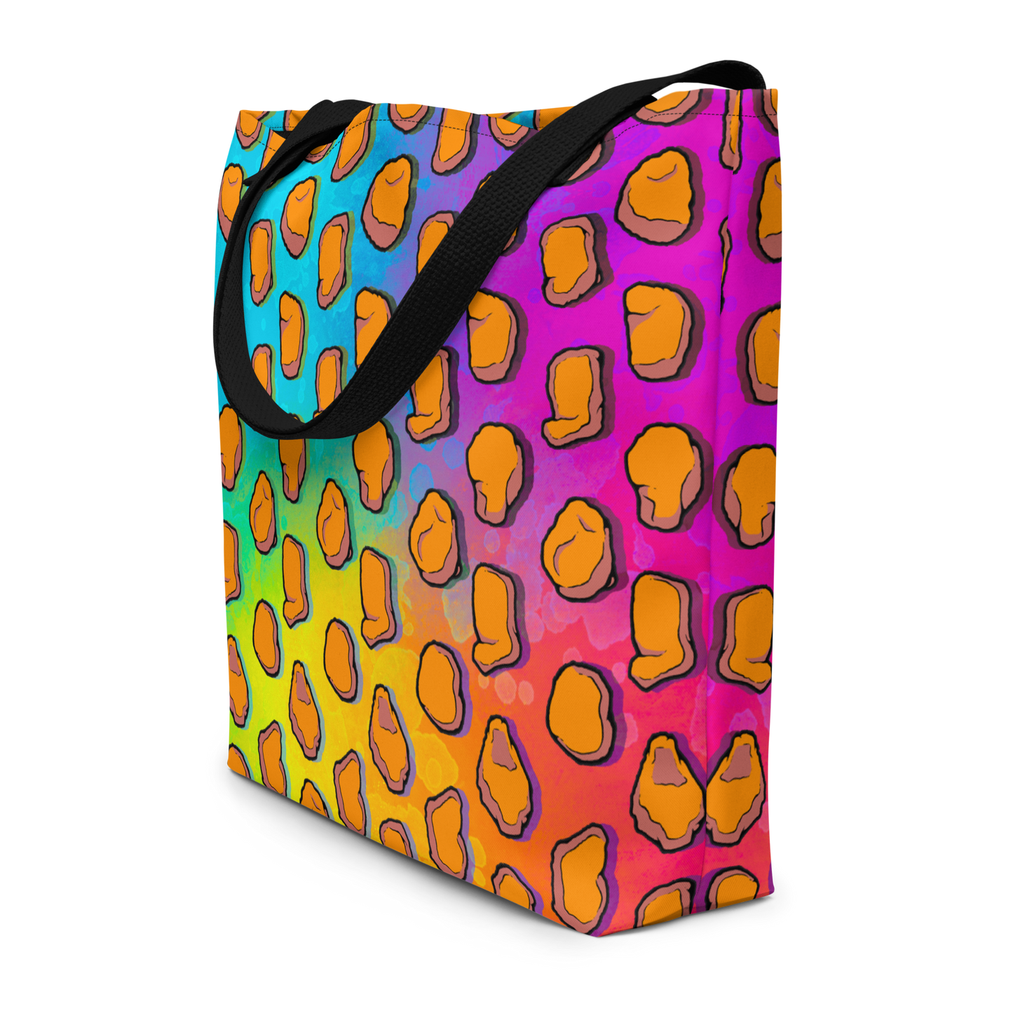 Chicken Nugget Large AF All-Over Print Tote Bag