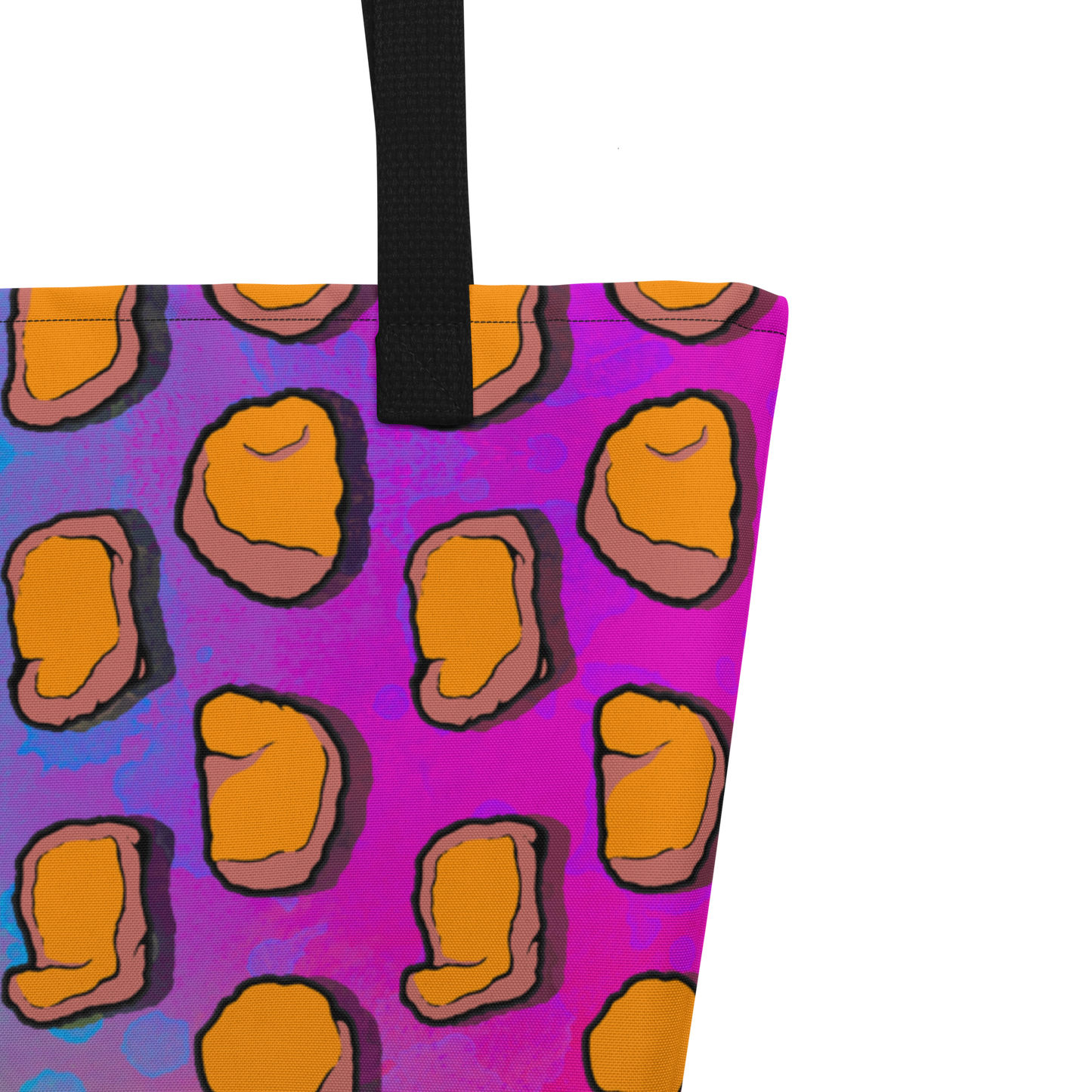 Chicken Nugget Large AF All-Over Print Tote Bag