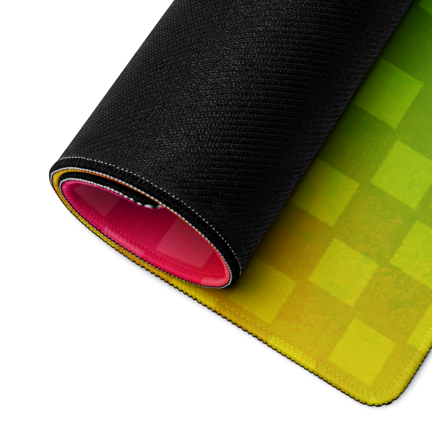 Rainbow Checker Desk Mat