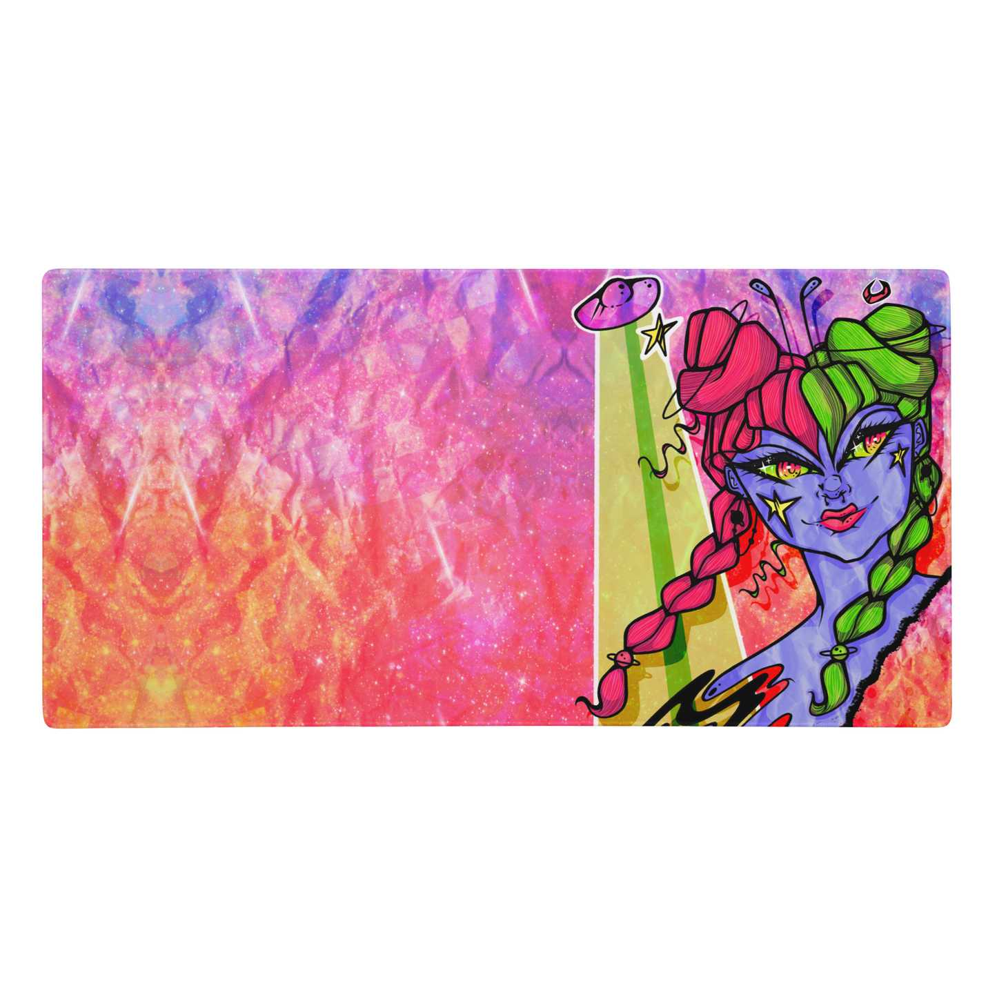 Space Girl Desk Mat