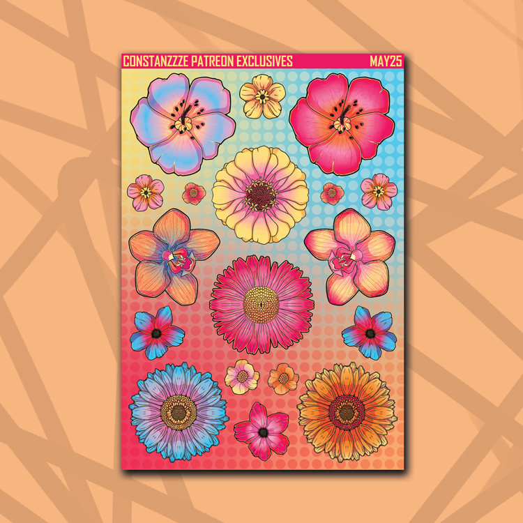 318 Florals Base Deco Sheet Bundle