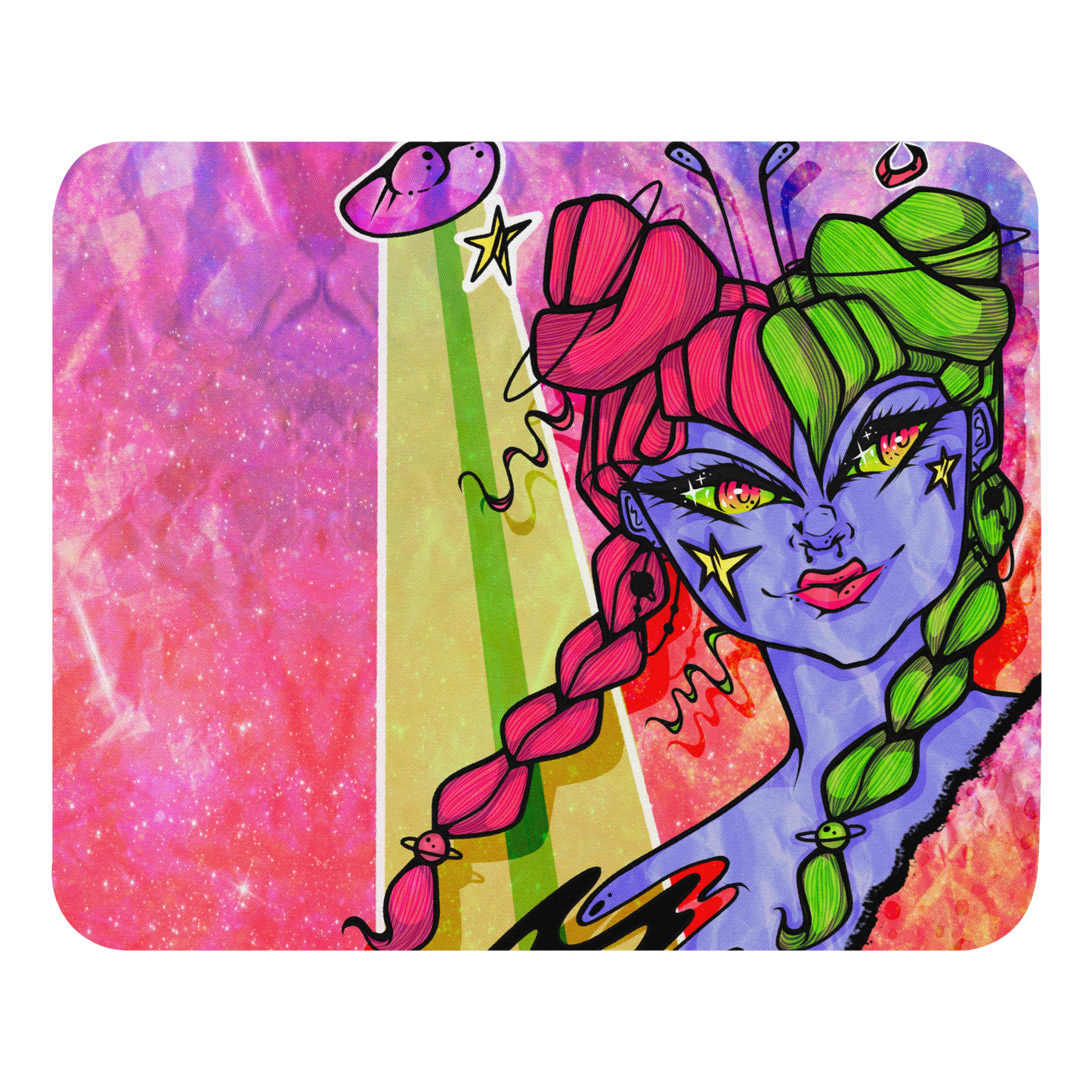 Space Girl Mouse Pad