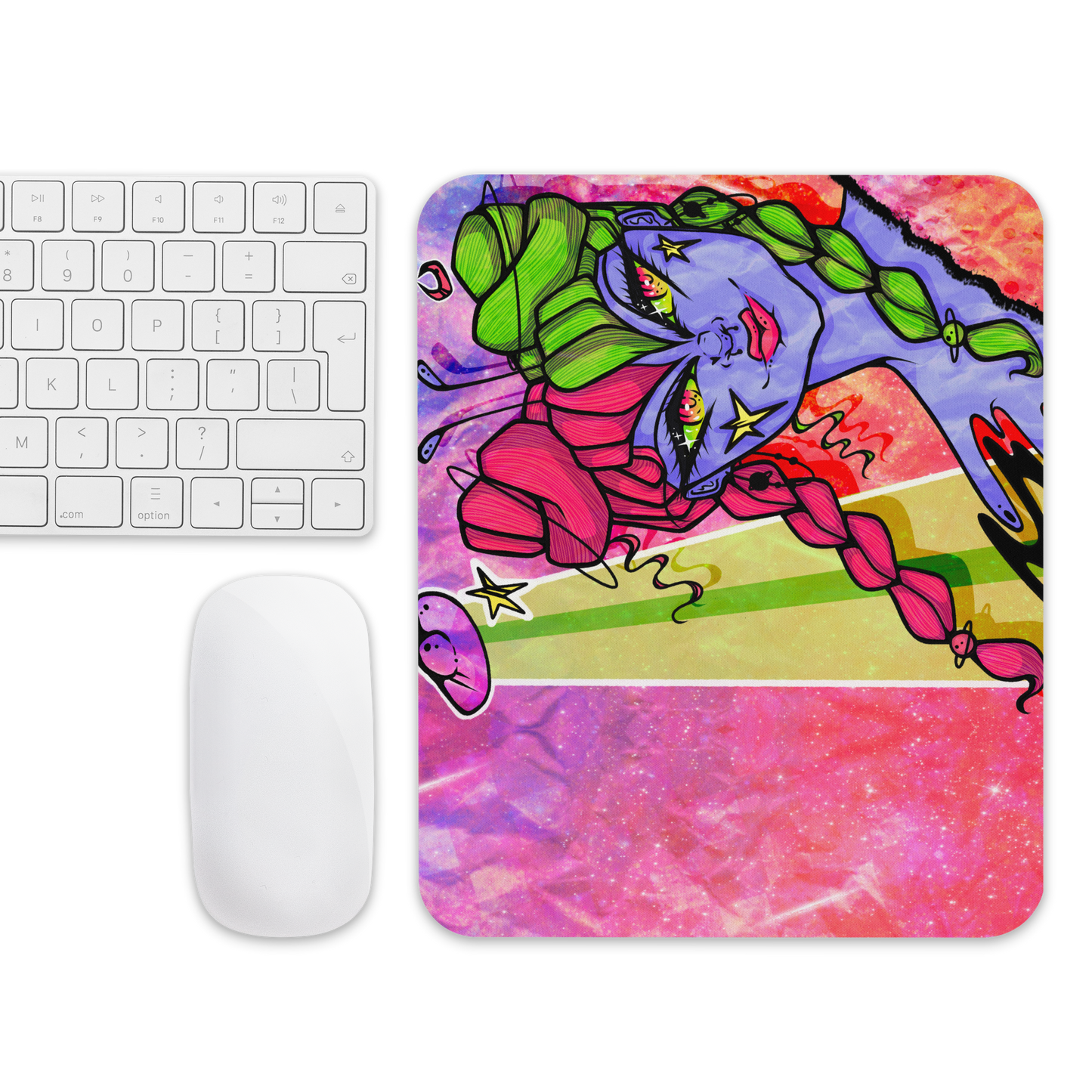 Space Girl Mouse Pad