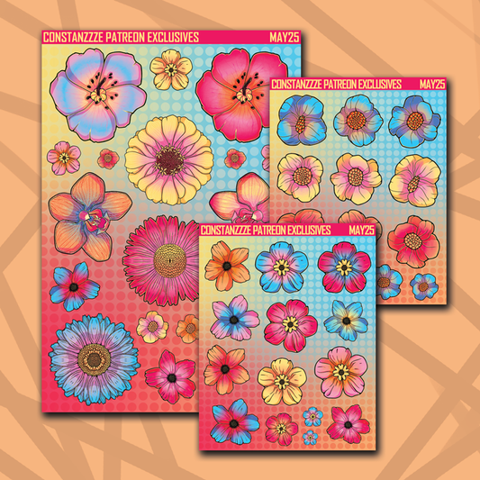 318 Florals Base Deco Sheet Bundle