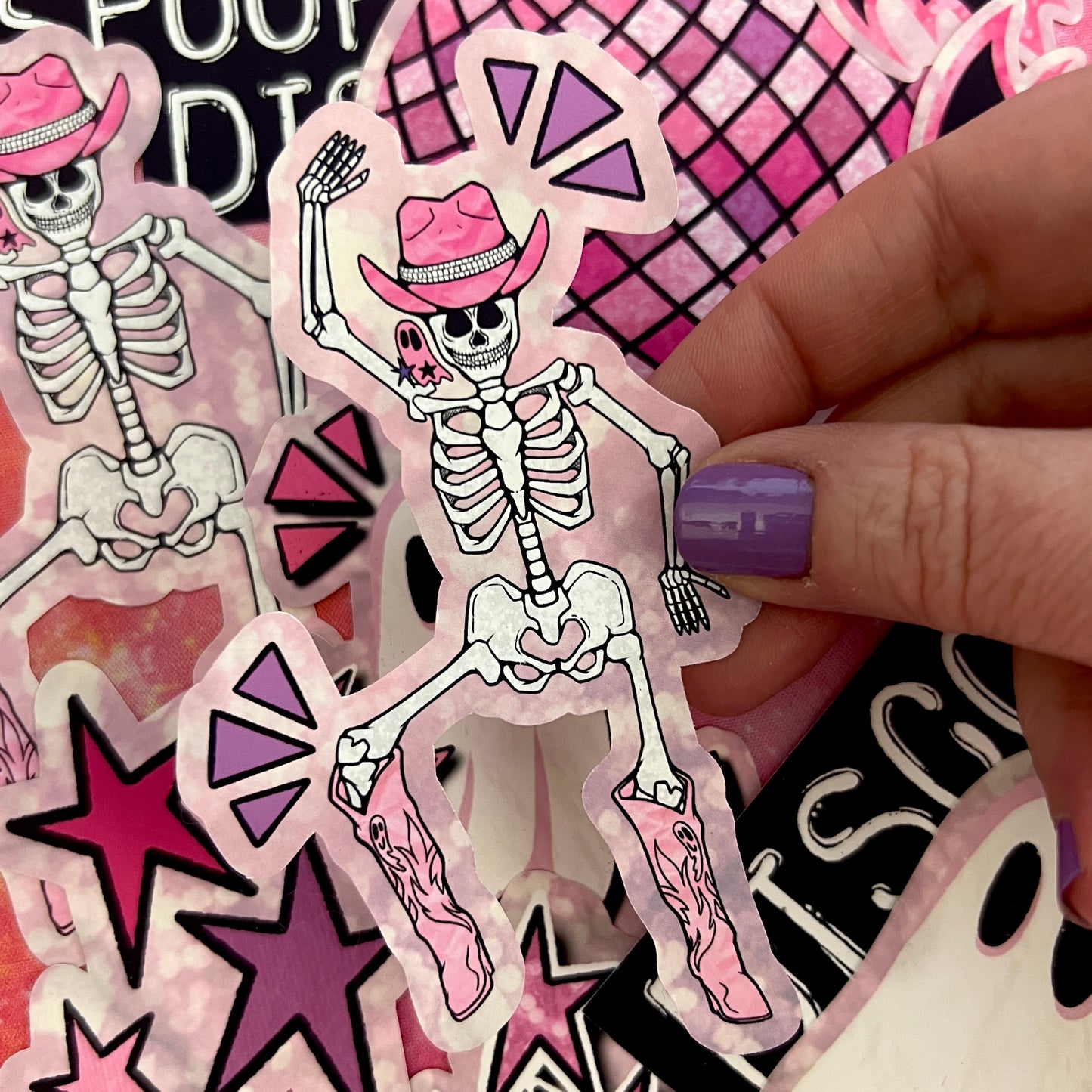 Pink Spooky Disco Die Cut Addon