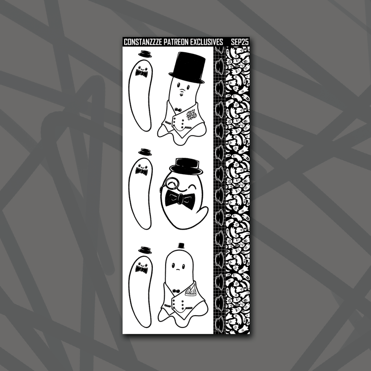 Black and White Dapper Boos Higher Deco Sheet Bundle