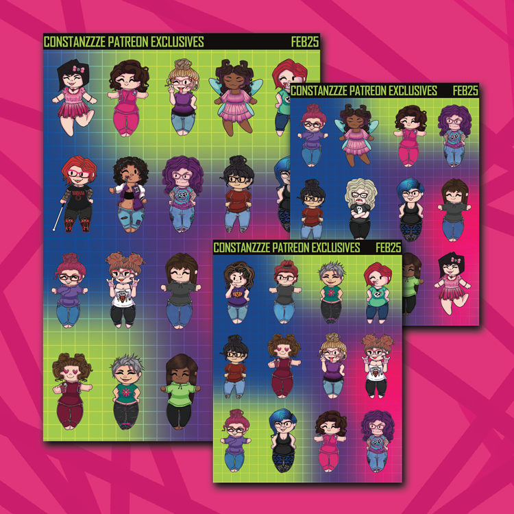 February Chibi Base Sheet Bundle