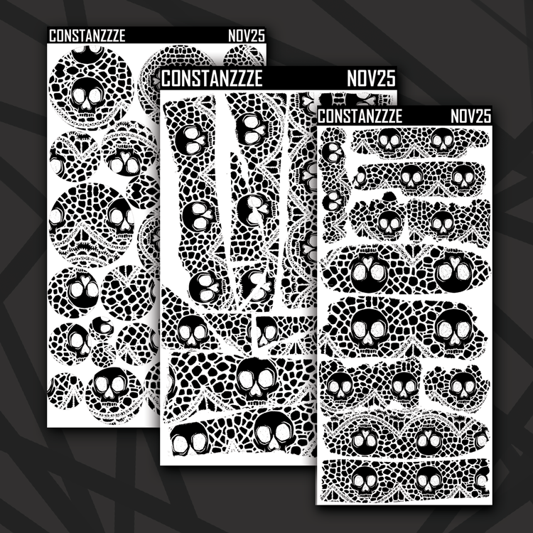 Skull Witch Winter Black Lace Layering Bundle