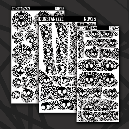 Skull Witch Winter Black Lace Layering Bundle