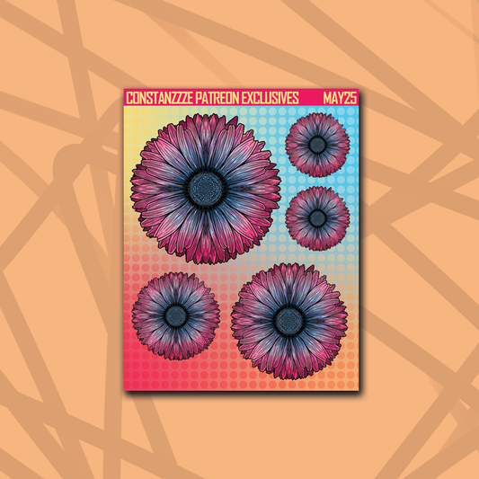 318 Daisy Deco Sheet