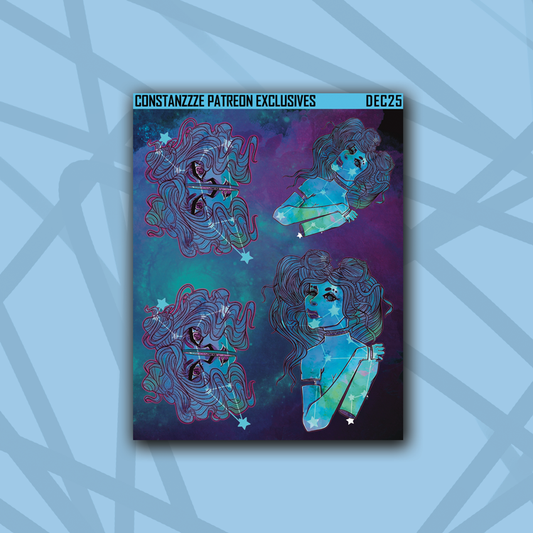 Virgo and Leo Deco Sheet