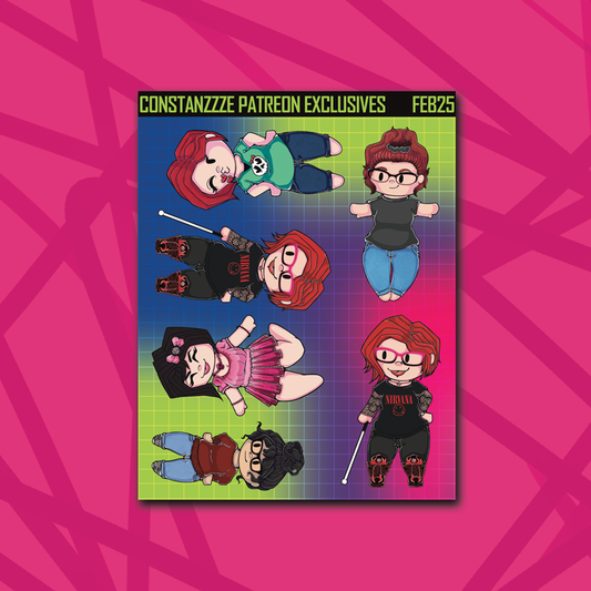 February Chibi Deco Sheet #3