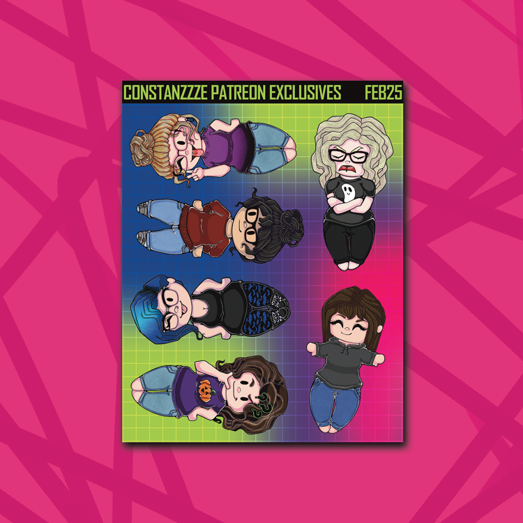 February Chibi Deco Sheet #1