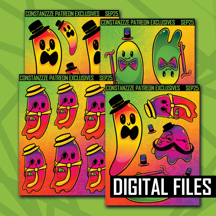 Digital Bright Dapper Boos Deco Sheet Bundle