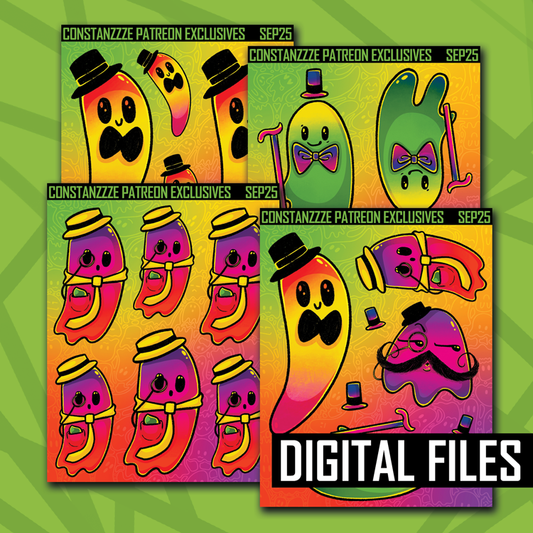 Digital Bright Dapper Boos Deco Sheet Bundle