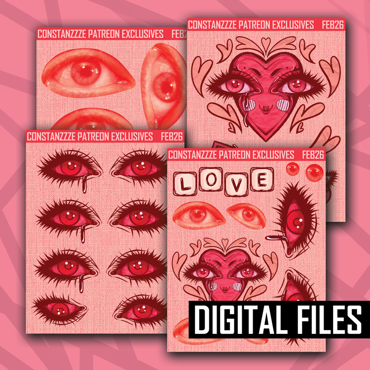 Digital Eye Heart U Deco Sheet Bundle