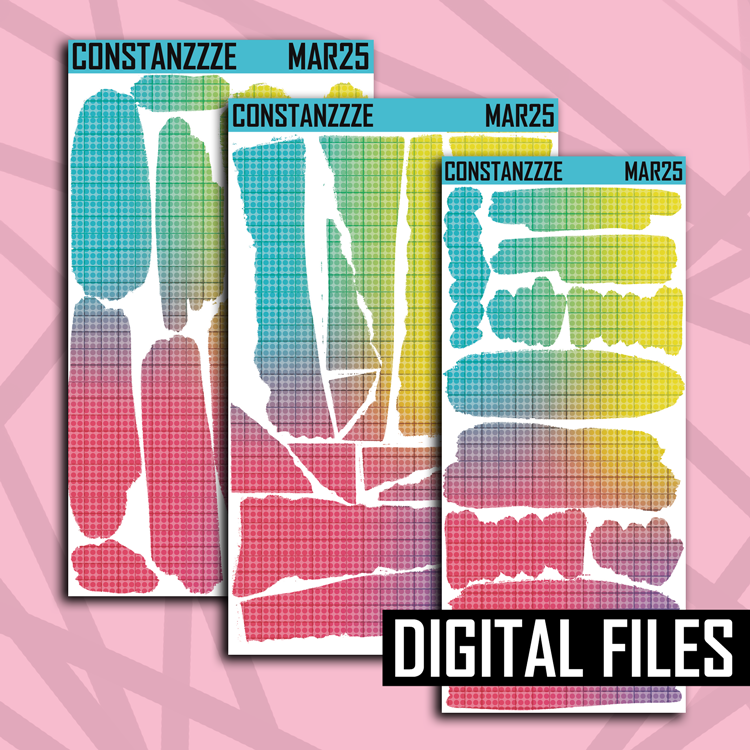 Digital Peeps Dot Grid Layering Bundle