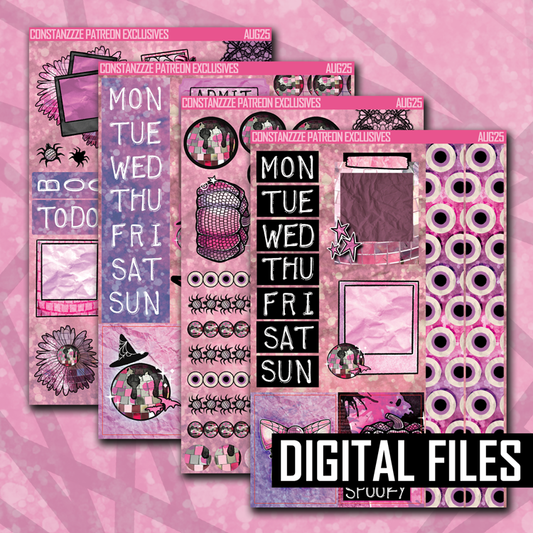 Digital Spooky Disco Journaling Kit
