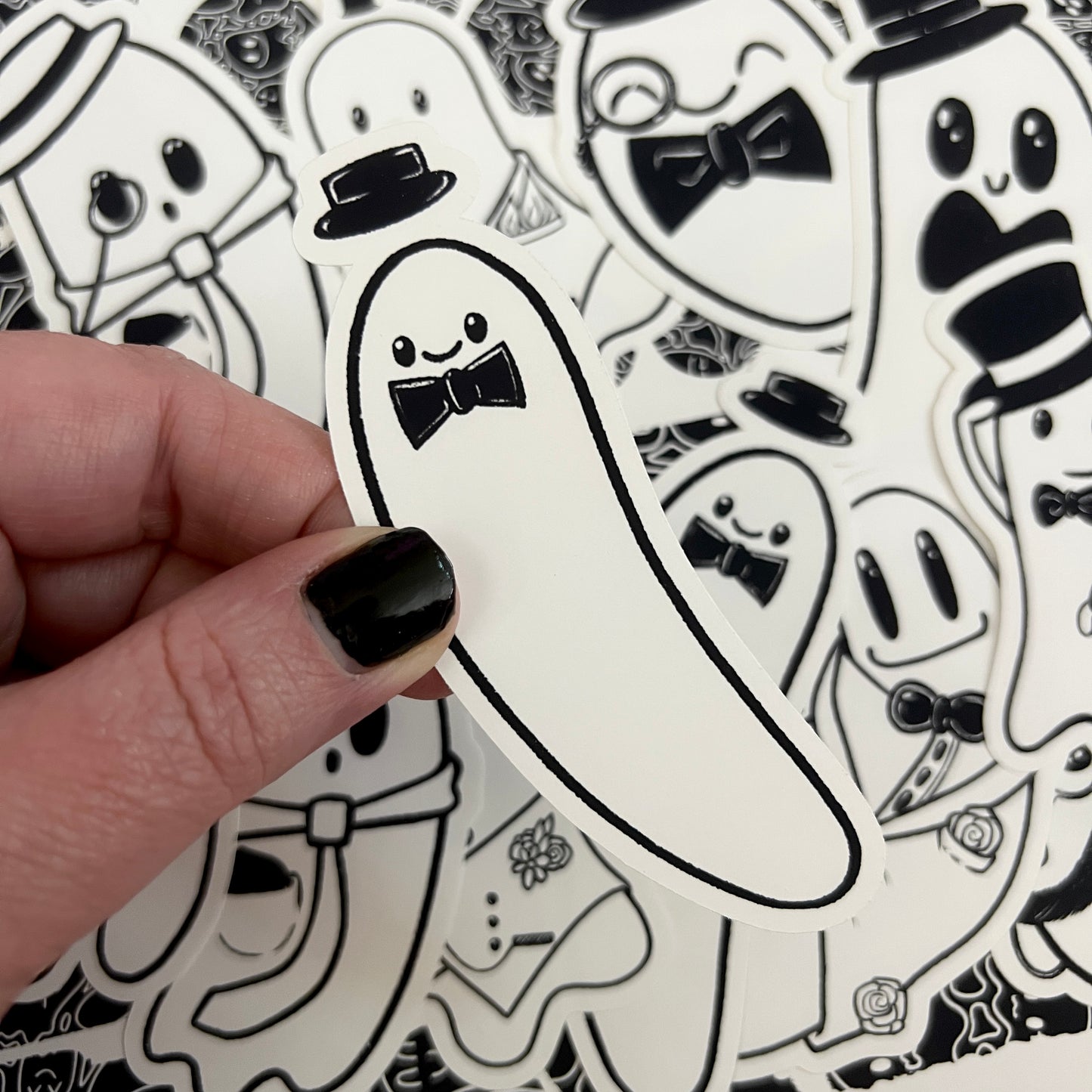 Black and White Dapper Boo Die Cut Bundle