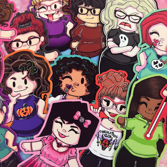 February Chibi Die Cut Addon