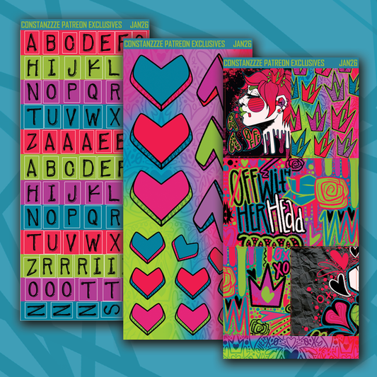 Queen of Hearts Higher Deco Sheet Bundle