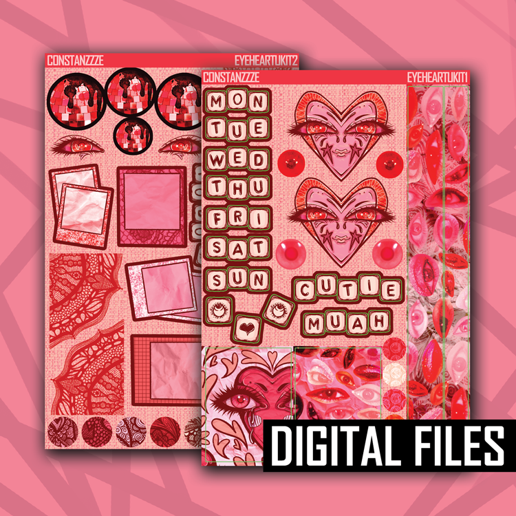 Digital Eye Heart U Journaling Kit