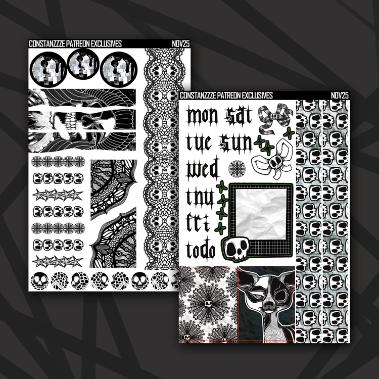 Skull Witch Winter Journaling Kit