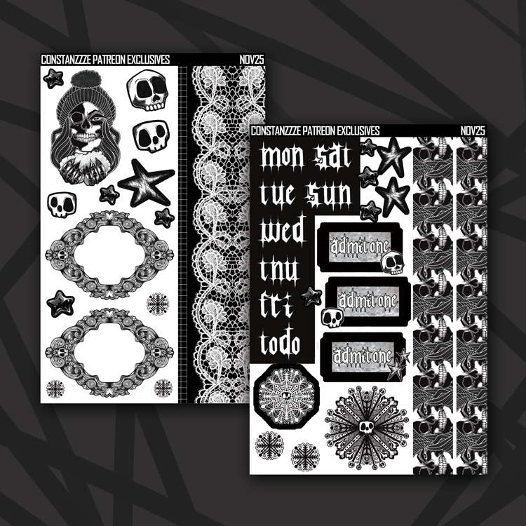 Skull Witch Winter Journaling Kit