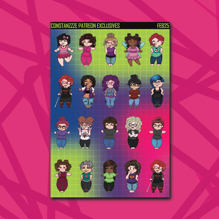 February Chibi Base Sheet Bundle