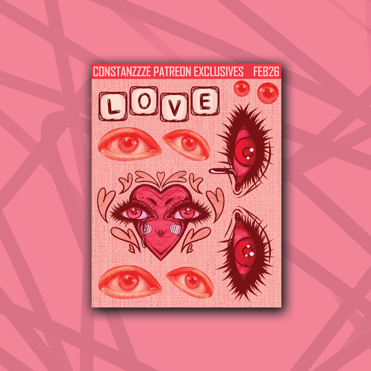 Eye Heart U Mixed Deco Sheet