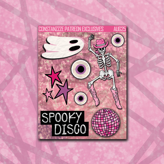 Spooky Disco Mixed Deco Sheet