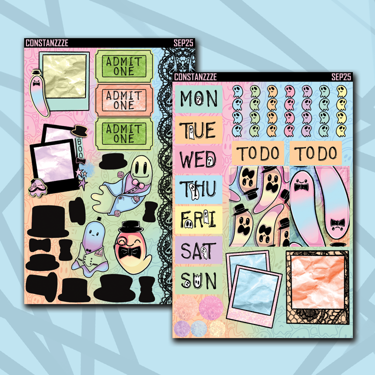 Pastel Dapper Boos Journaling Kit