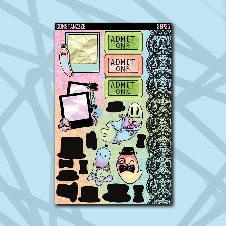 Pastel Dapper Boos Journaling Kit