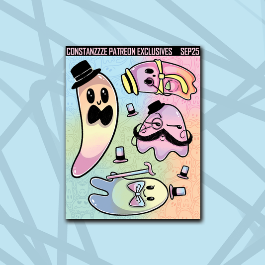 Pastel Dapper Boos Mixed Deco Sheet