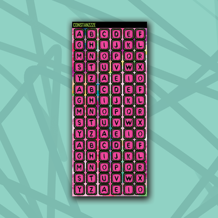 Y2K Bead Letters