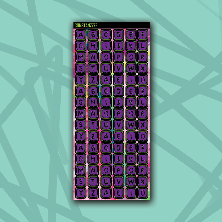 Y2K Bead Letters