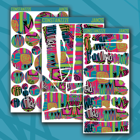 Queen of Hearts Chaos Doodle Layering Bundle