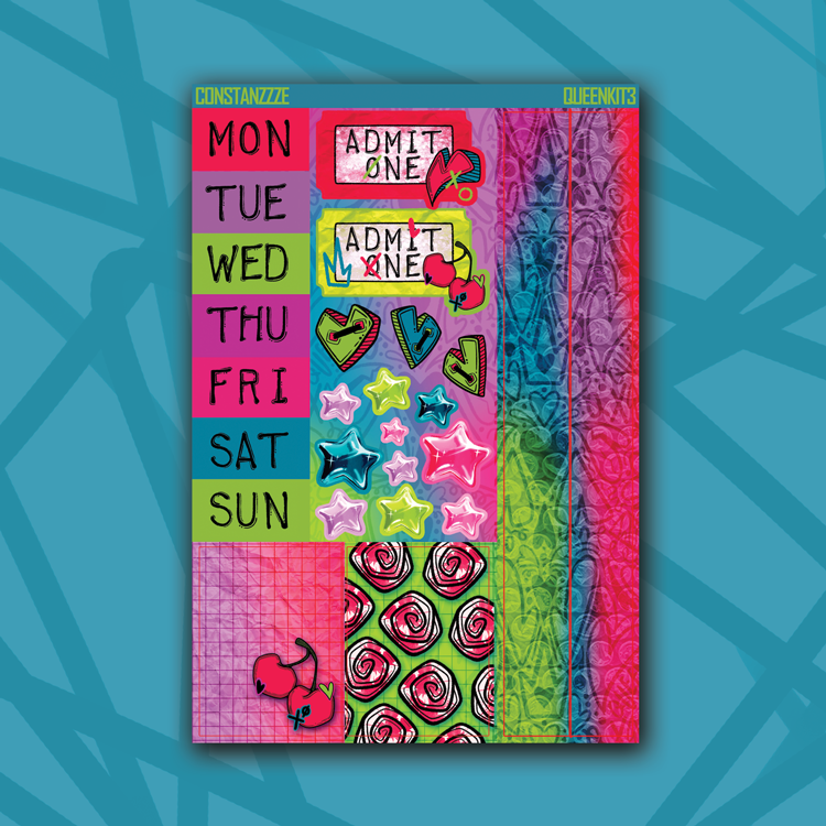 Queen of Hearts Journaling Kit